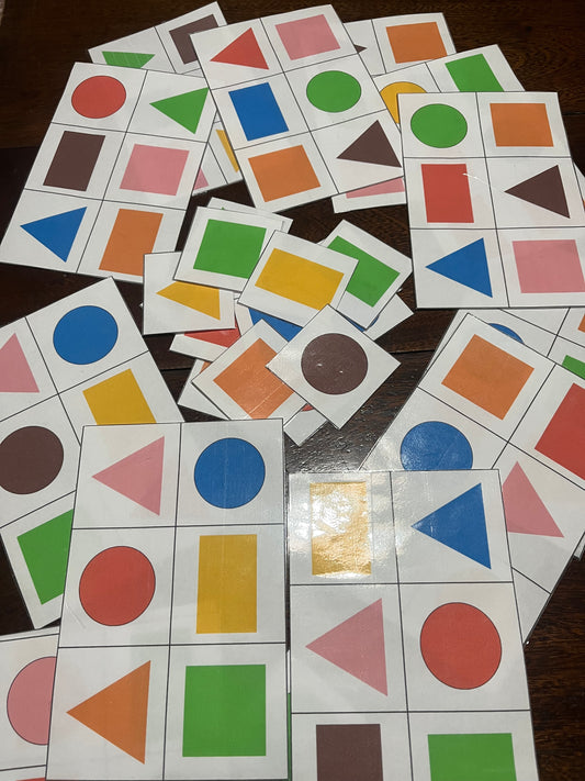 Bingo de Figuras Geométricas | Imprimible